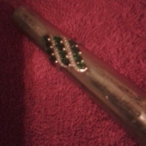 Russian chrome diopside cluster ring